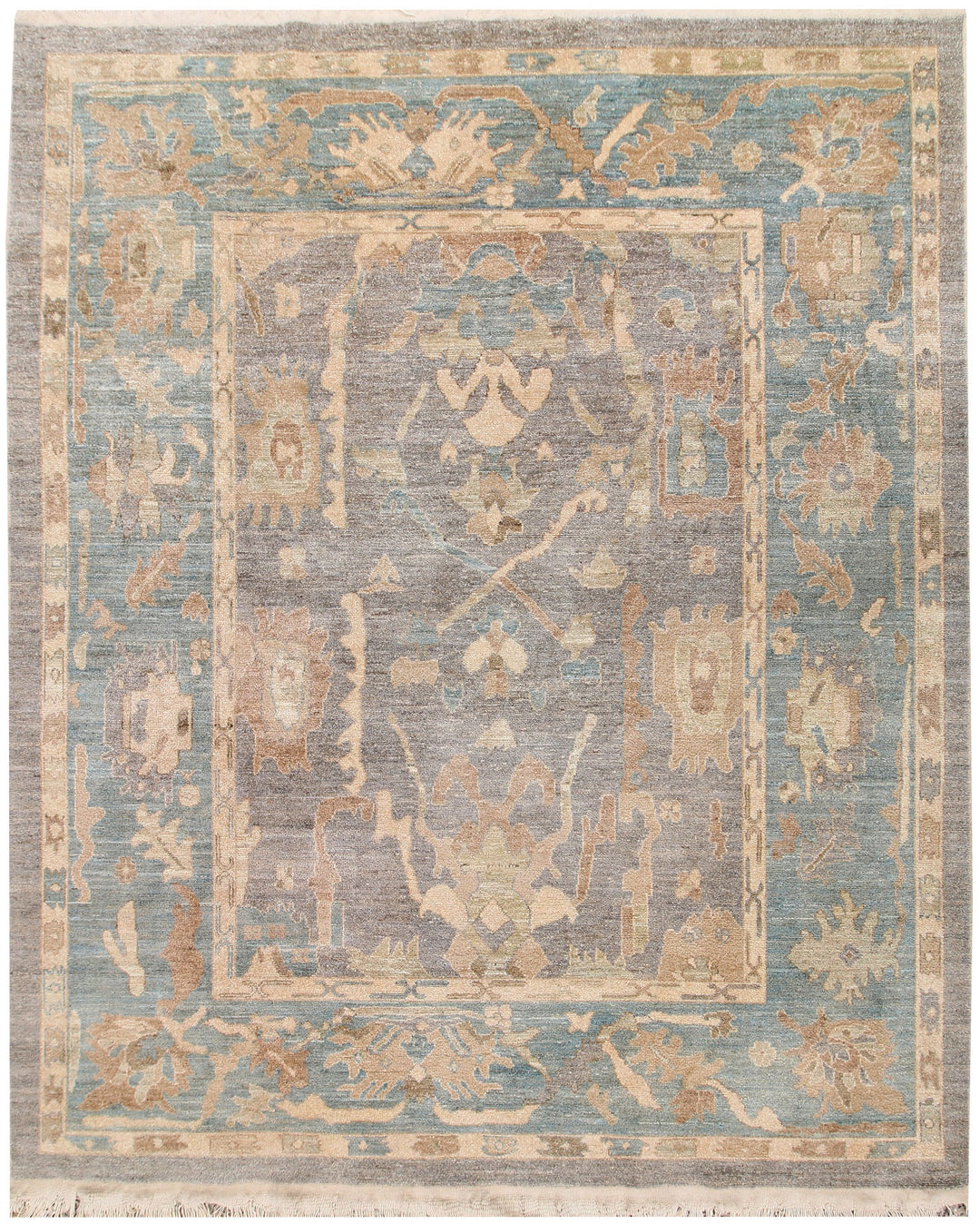 Silver Oushak 8' 2 x 9' 11 - No. 66724 - ALRUG Rug Store