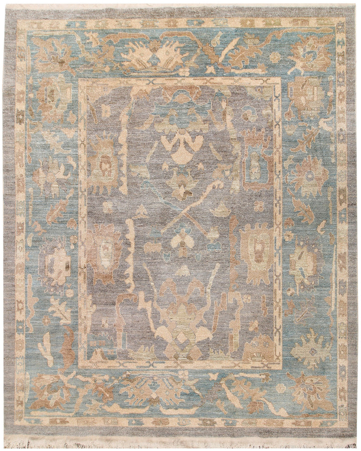 Silver Oushak 8' 2 x 9' 11 - No. 66724 - ALRUG Rug Store