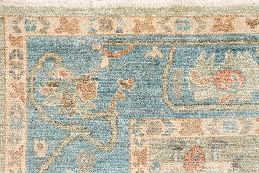 Dark Sea Green Oushak 8' 2 x 10' 2 - No. 66725 - ALRUG Rug Store