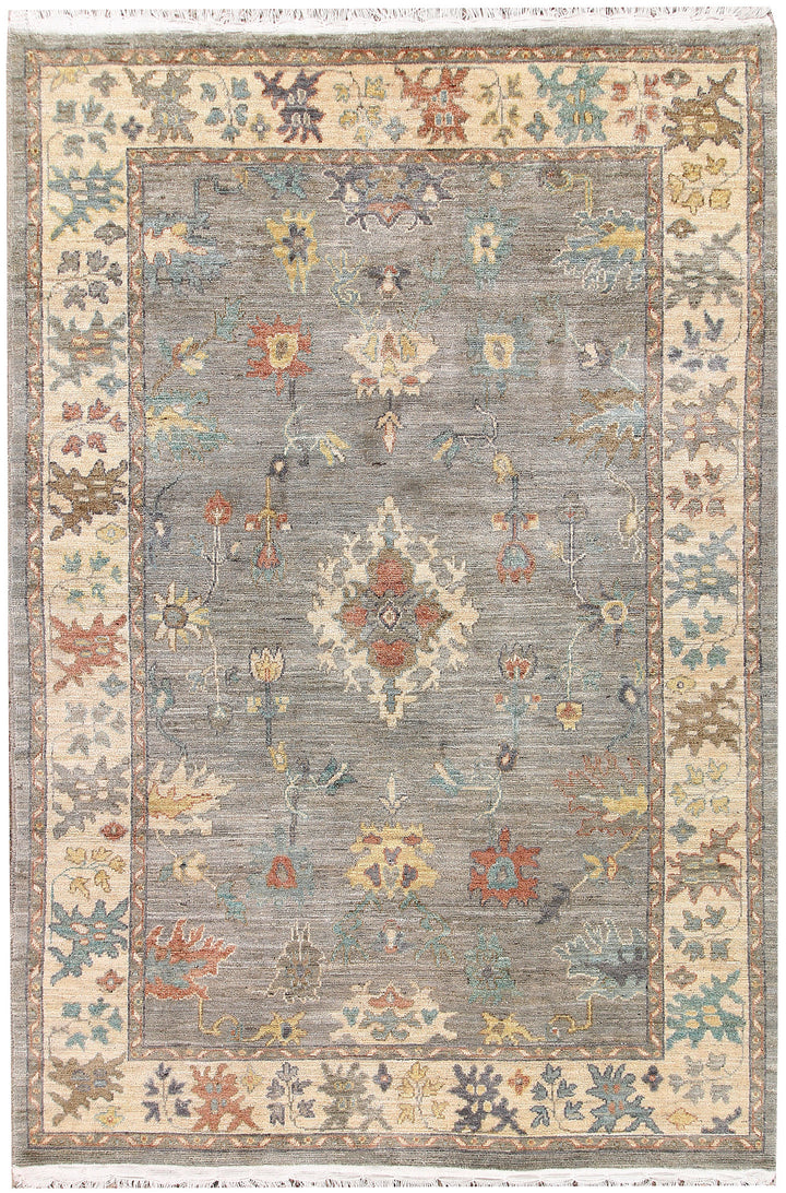 Silver Oushak 5' 11 x 8' 11 - No. 66726 - ALRUG Rug Store