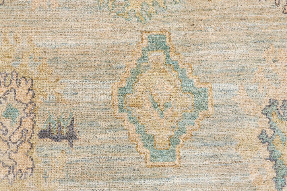 Silver Oushak 6' 1 x 9' 2 - No. 66727 - ALRUG Rug Store