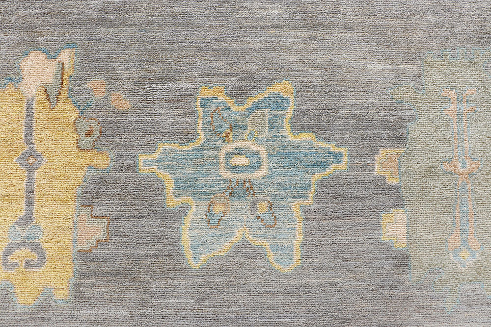 Silver Oushak 9' 1 x 12' 4 - No. 66729 - ALRUG Rug Store