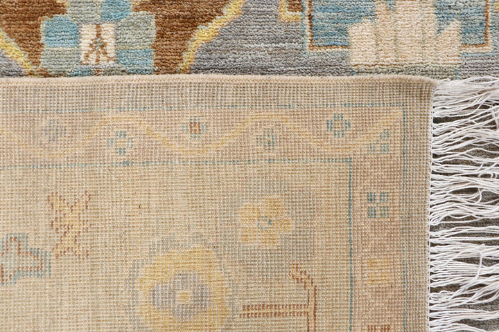 Silver Oushak 9' 1 x 12' 4 - No. 66729 - ALRUG Rug Store