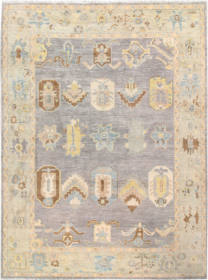 Silver Oushak 9' 1 x 12' 4 - No. 66729 - ALRUG Rug Store