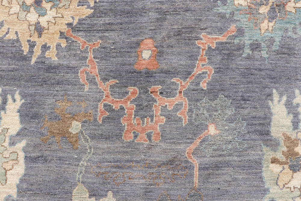 Light Slate Grey Oushak 8' 11 x 11' 9 - No. 66731 - ALRUG Rug Store