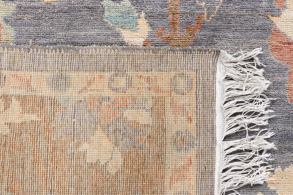 Light Slate Grey Oushak 8' 11 x 11' 9 - No. 66731 - ALRUG Rug Store