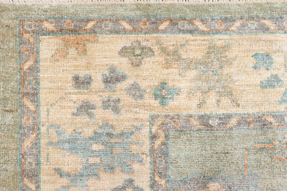 Dark Olive Green Oushak 8' 4 x 9' 11 - No. 66732 - ALRUG Rug Store