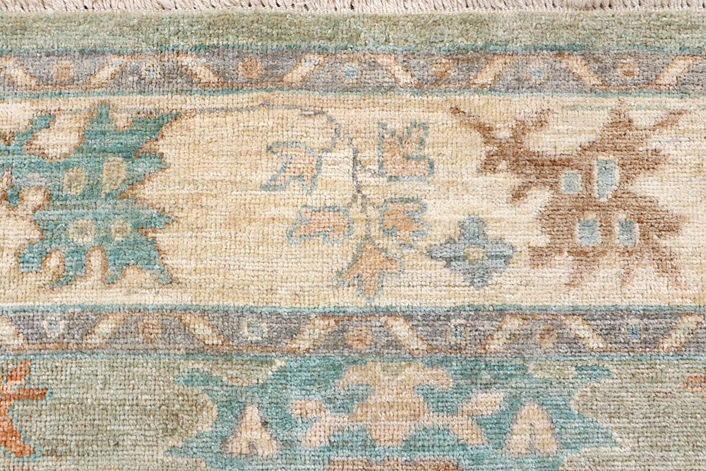 Dark Olive Green Oushak 8' 4 x 9' 11 - No. 66732 - ALRUG Rug Store