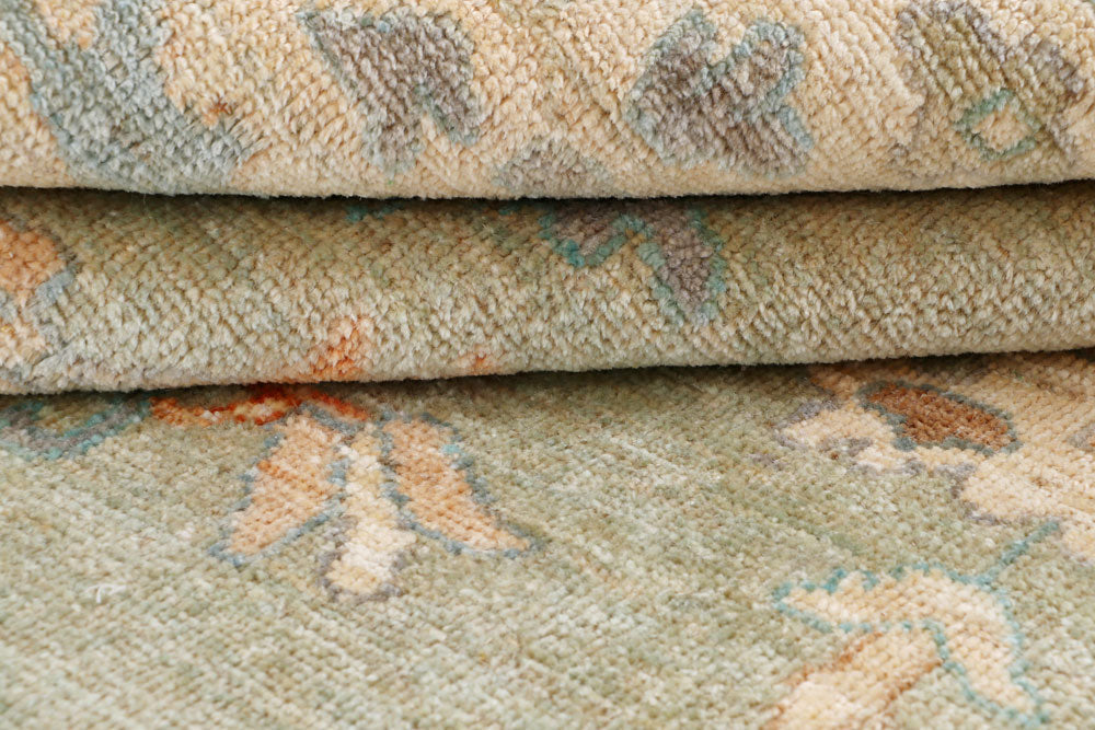 Dark Olive Green Oushak 8' 4 x 9' 11 - No. 66732 - ALRUG Rug Store