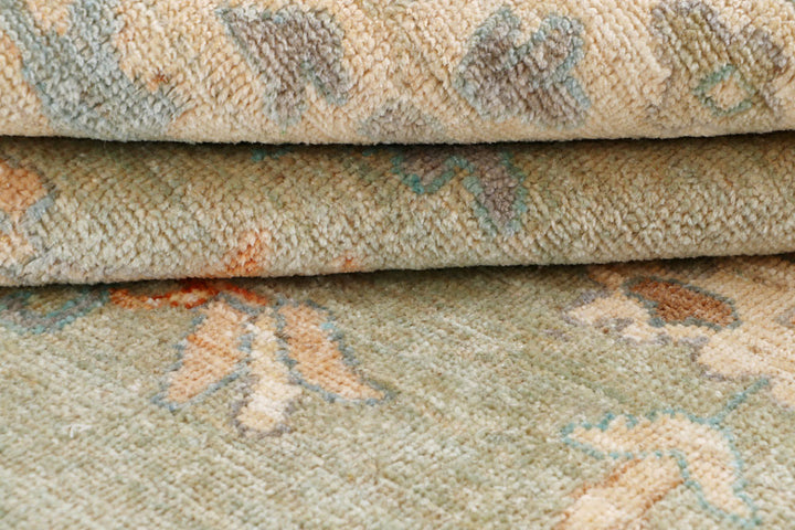 Dark Olive Green Oushak 8' 4 x 9' 11 - No. 66732 - ALRUG Rug Store