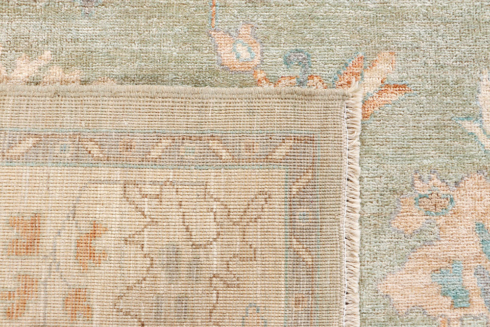 Dark Olive Green Oushak 8' 4 x 9' 11 - No. 66732 - ALRUG Rug Store