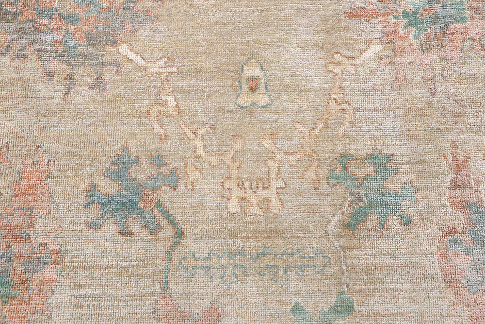Tan Oushak 7' 11 x 10' 2 - No. 66733 - ALRUG Rug Store