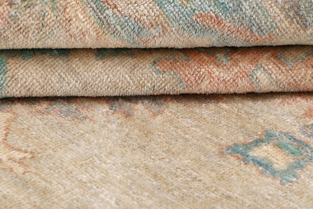 Tan Oushak 7' 11 x 10' 2 - No. 66733 - ALRUG Rug Store