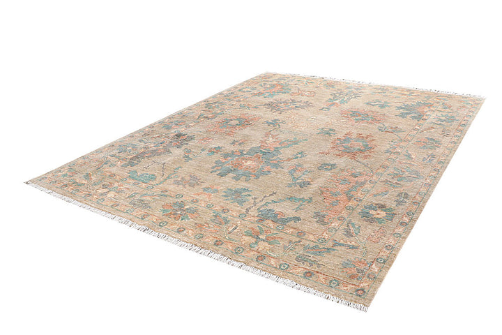 Tan Oushak 7' 11 x 10' 2 - No. 66733 - ALRUG Rug Store