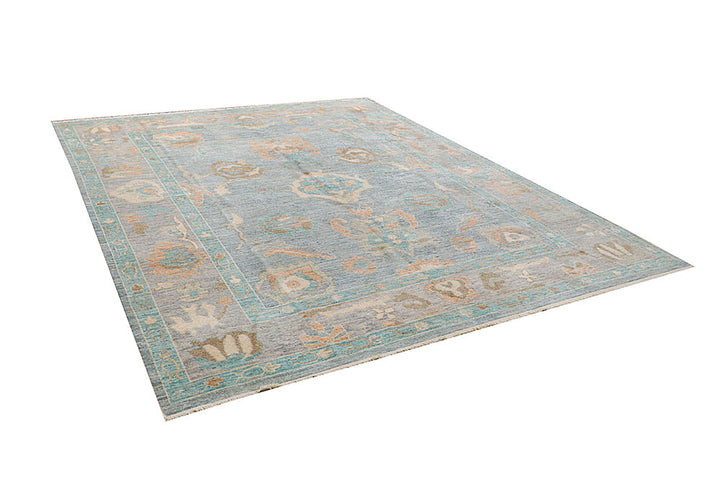 Silver Oushak 8' 4 x 10' 6 - No. 66735 - ALRUG Rug Store
