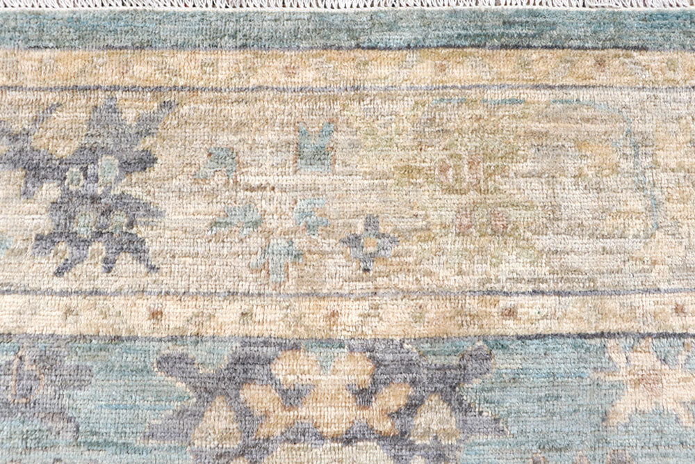 Powder Blue Oushak 7' 11 x 10' 1 - No. 66736 - ALRUG Rug Store