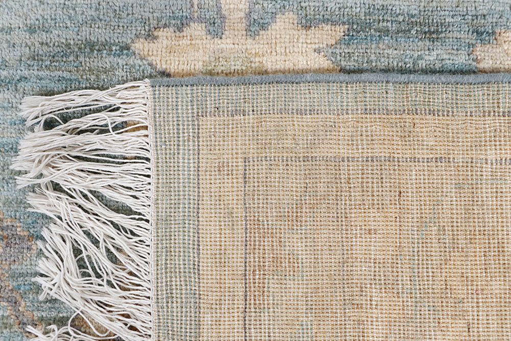 Powder Blue Oushak 7' 11 x 10' 1 - No. 66736 - ALRUG Rug Store