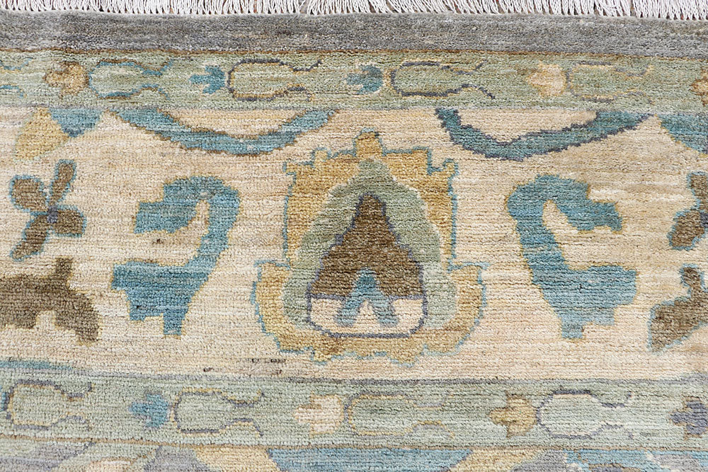 Dark Grey Oushak 9' 5 x 12' 2 - No. 66740 - ALRUG Rug Store