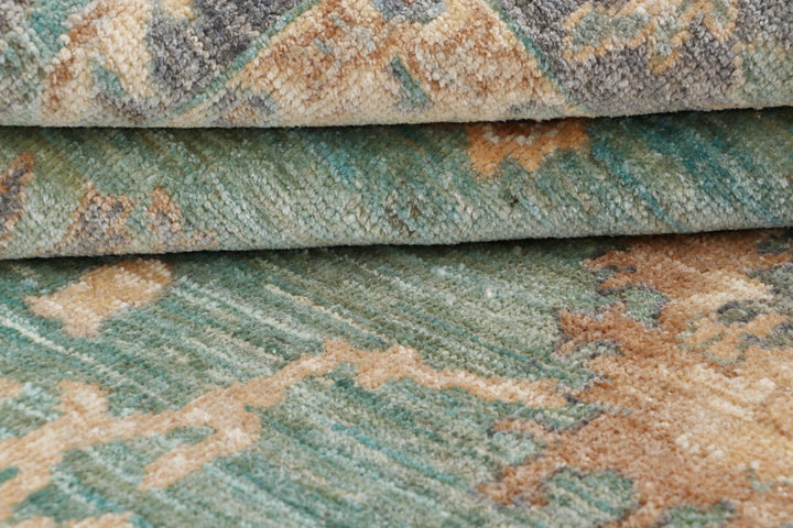 Cadet Blue Oushak 6' x 8' 10 - No. 66742 - ALRUG Rug Store