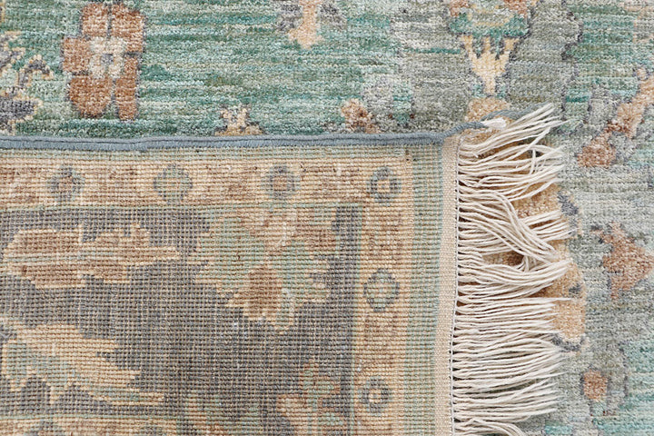 Cadet Blue Oushak 6' x 8' 10 - No. 66742 - ALRUG Rug Store