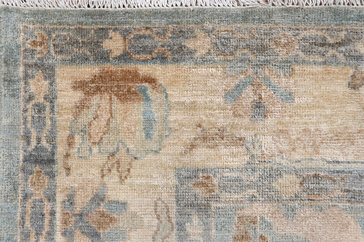 Light Steel Blue Oushak 6' 1 x 8' 10 - No. 66743 - ALRUG Rug Store