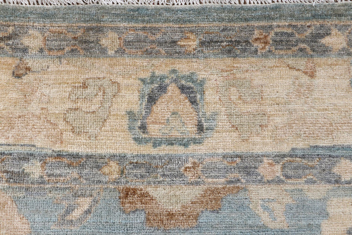 Light Steel Blue Oushak 6' 1 x 8' 10 - No. 66743 - ALRUG Rug Store