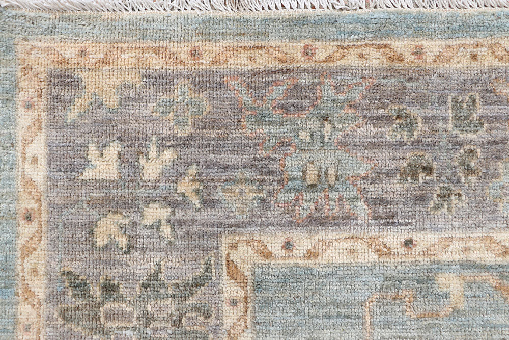 Light Slate Grey Oushak 6' 1 x 8' 10 - No. 66744 - ALRUG Rug Store