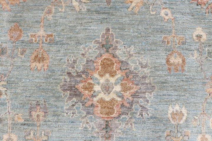 Light Slate Grey Oushak 6' 1 x 8' 10 - No. 66744 - ALRUG Rug Store