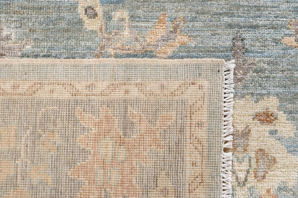 Light Slate Grey Oushak 6' 1 x 8' 10 - No. 66744 - ALRUG Rug Store