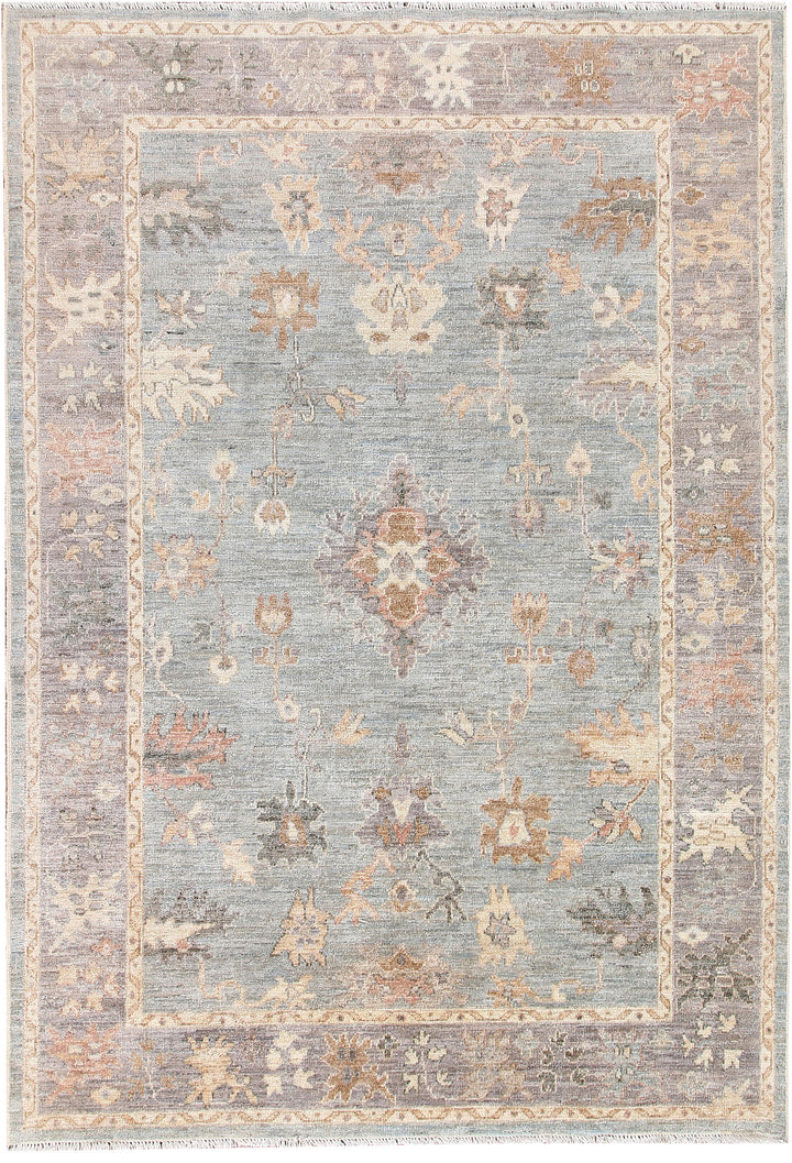 Light Slate Grey Oushak 6' 1 x 8' 10 - No. 66744 - ALRUG Rug Store