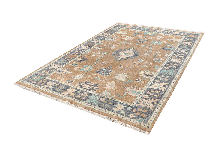 Burlywood Oushak 6' 2 x 8' 11 - No. 66745 - ALRUG Rug Store