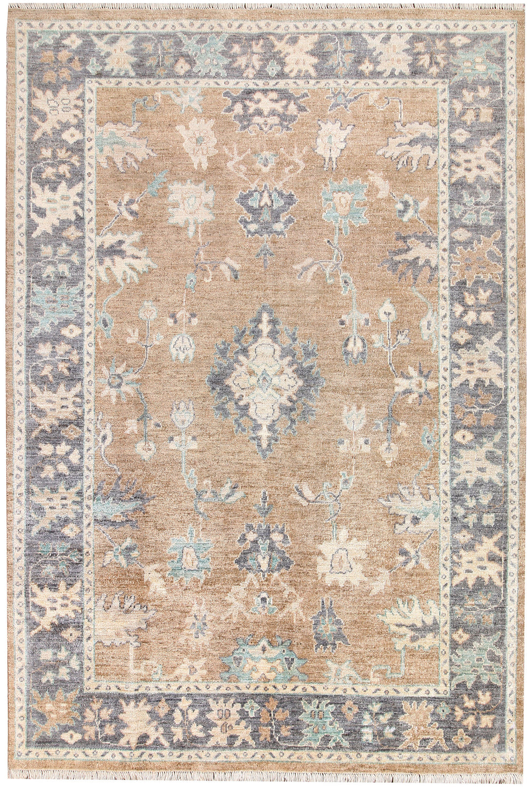 Burlywood Oushak 6' 2 x 8' 11 - No. 66745 - ALRUG Rug Store
