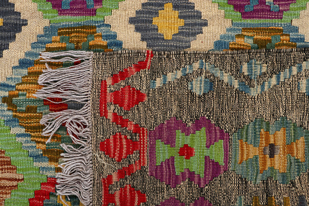 Multi Colored Kilim 5' x 6' 7 - No. 66748 - ALRUG Rug Store