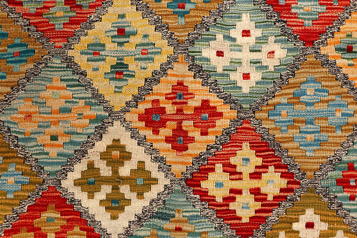 Multi Colored Kilim 4' 11 x 6' 4 - No. 66750 - ALRUG Rug Store