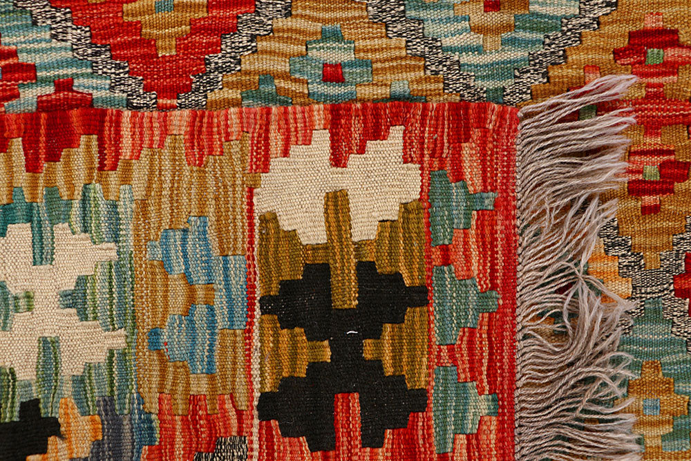 Multi Colored Kilim 4' 11 x 6' 4 - No. 66750 - ALRUG Rug Store