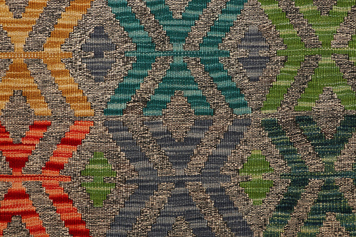 Multi Colored Kilim 5' 1 x 6' 6 - No. 66751 - ALRUG Rug Store