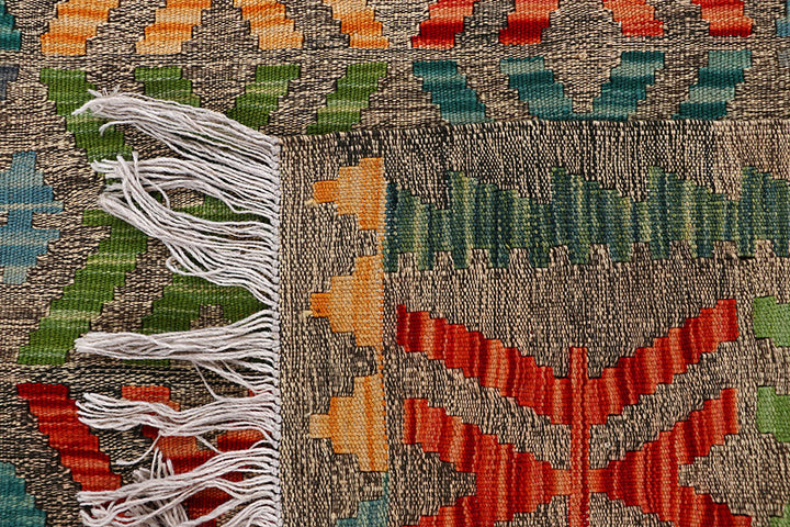 Multi Colored Kilim 5' 1 x 6' 6 - No. 66751 - ALRUG Rug Store