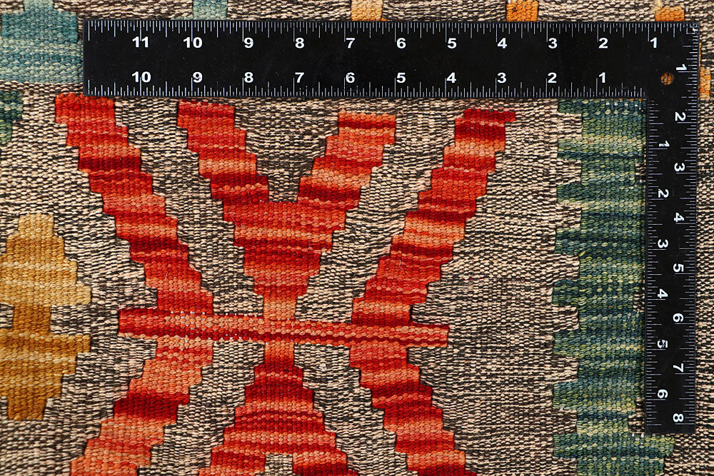 Multi Colored Kilim 5' 1 x 6' 6 - No. 66751 - ALRUG Rug Store