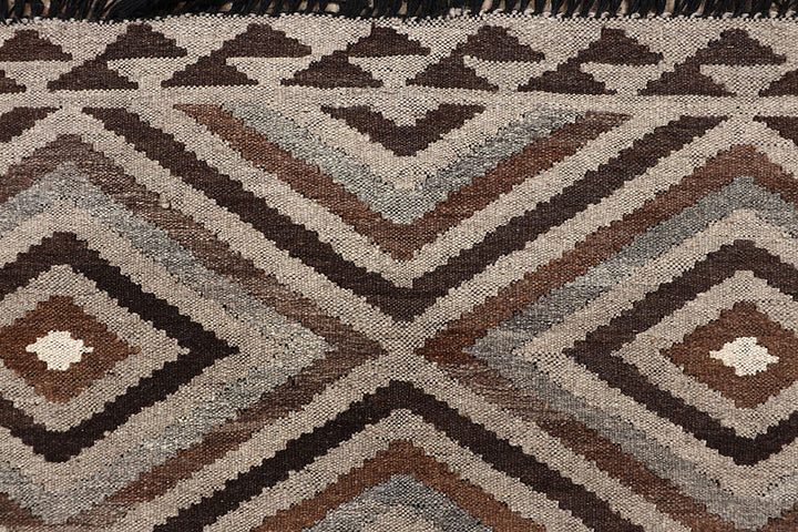 Multi Colored Kilim 4' 8 x 6' 6 - No. 66752 - ALRUG Rug Store