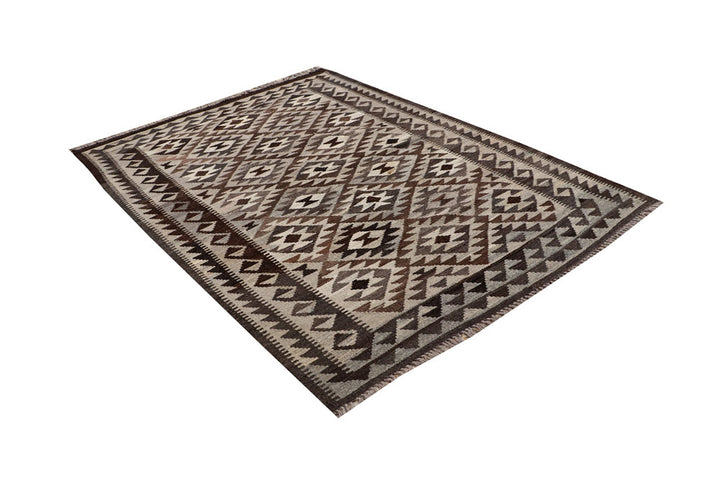 Multi Colored Kilim 4' 9 x 6' 8 - No. 66753 - ALRUG Rug Store