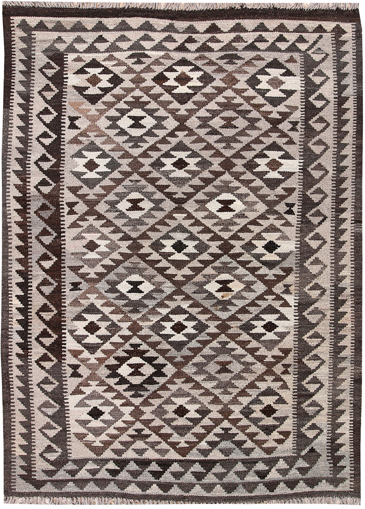 Multi Colored Kilim 4' 9 x 6' 8 - No. 66753 - ALRUG Rug Store