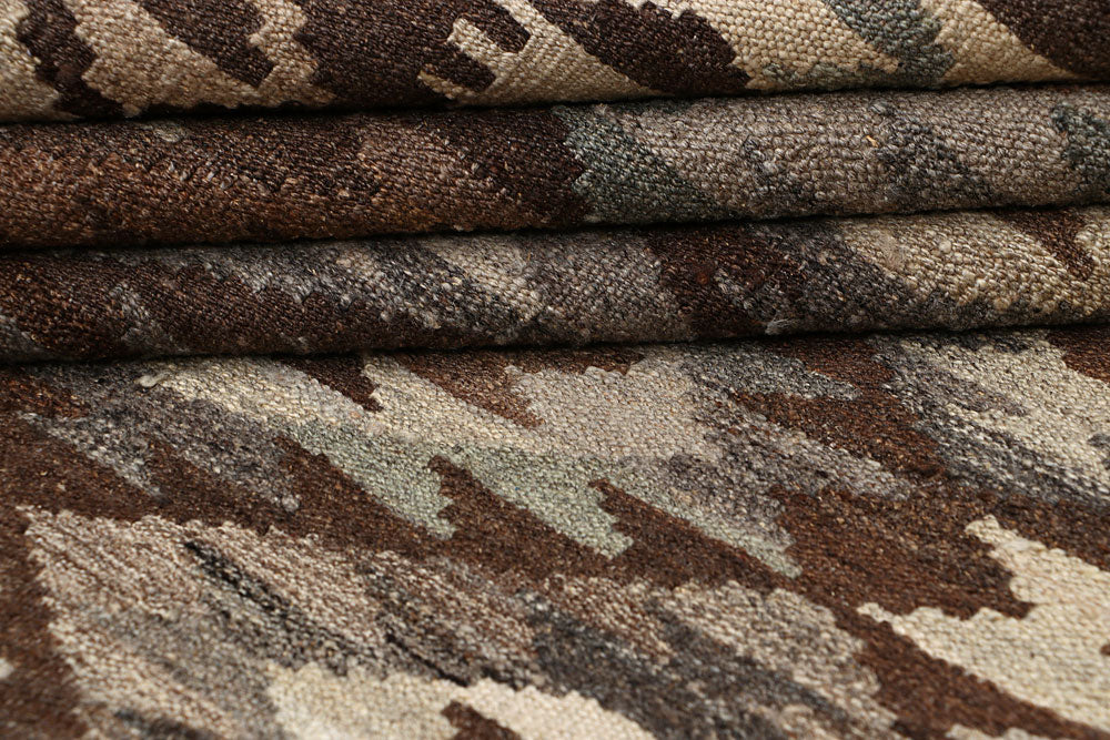 Multi Colored Kilim 5' 1 x 6' 4 - No. 66754 - ALRUG Rug Store