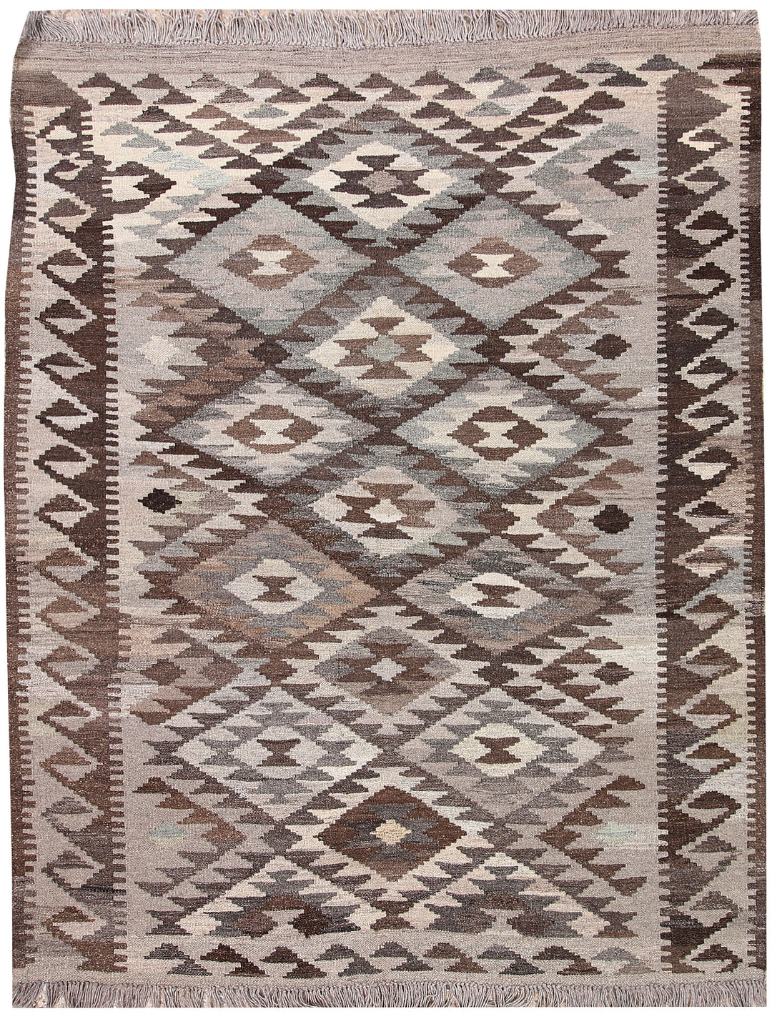 Multi Colored Kilim 5' 1 x 6' 4 - No. 66754 - ALRUG Rug Store