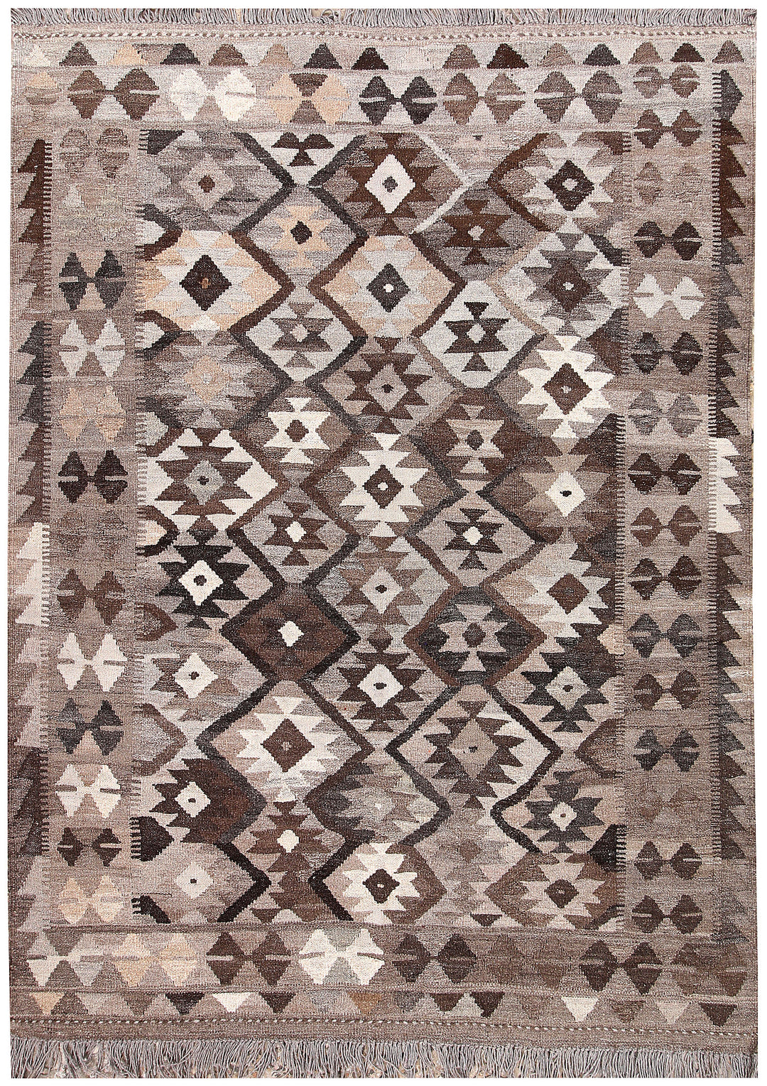 Multi Colored Kilim 4' 10 x 6' 7 - No. 66755 - ALRUG Rug Store