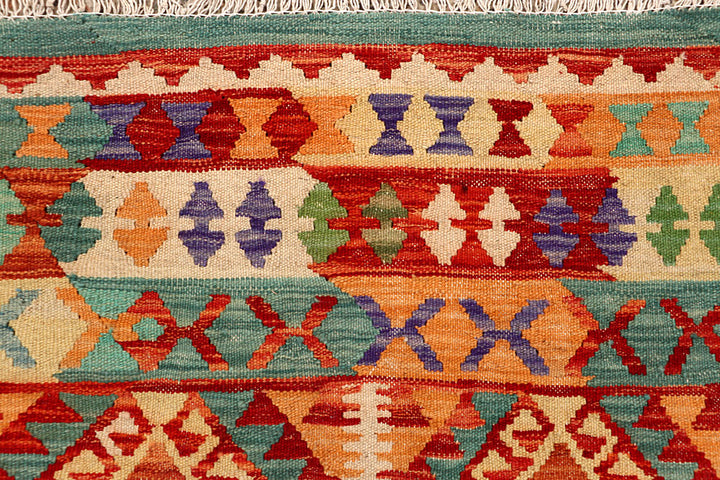 Multi Colored Kilim 4' 11 x 6' 6 - No. 66756 - ALRUG Rug Store