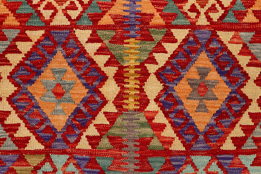 Multi Colored Kilim 4' 11 x 6' 6 - No. 66756 - ALRUG Rug Store
