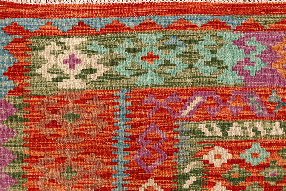 Multi Colored Kilim 5' x 6' 7 - No. 66758 - ALRUG Rug Store