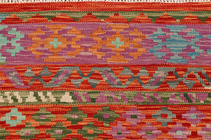 Multi Colored Kilim 5' x 6' 7 - No. 66758 - ALRUG Rug Store