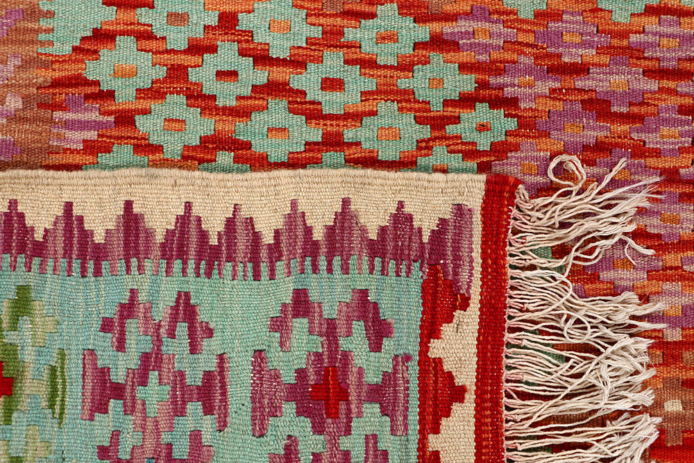 Multi Colored Kilim 5' x 6' 7 - No. 66758 - ALRUG Rug Store