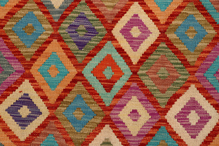 Multi Colored Kilim 4' 11 x 6' 5 - No. 66760 - ALRUG Rug Store